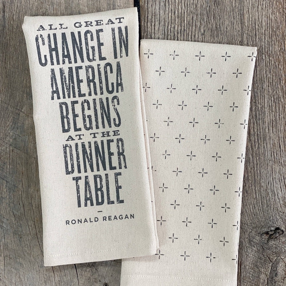 All Great Change... Kitchen Towel